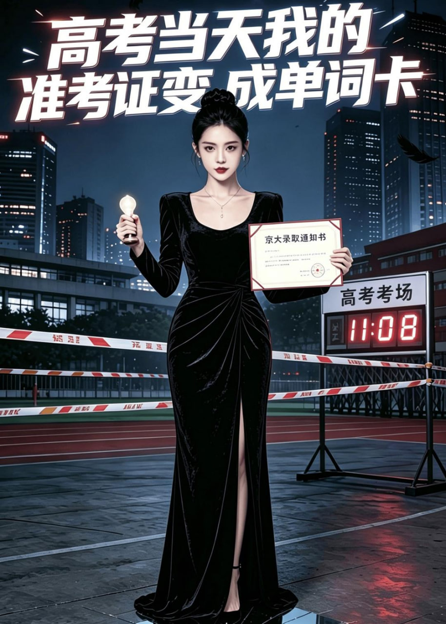高考当天我的准考证变成单词卡